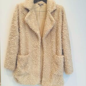 Favlux Cozy Fluffy Pink Jacket size S